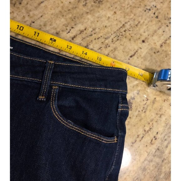 Old Navy Jeans Womens Size 14 Blue Wow Bootcut Mid Rise Dark Wash Denim Stretch - Picture 2 of 13